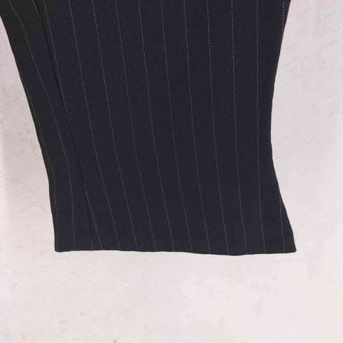 コムデギャルソン COMME des GARCONS 90s AD1992 93SS ウール ストライプ サイドジップ フレアパンツ レディース S