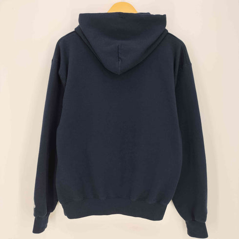 チャンピオン Champion 90s~00s アーチ カレッジプリント ハトメ 袖目あり プルオーバーパーカー メンズ import:M