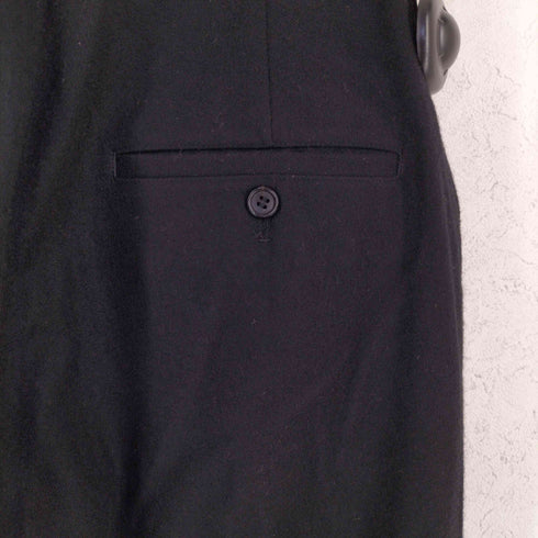 ジュンヤワタナベコムデギャルソン JUNYA WATANABE COMME des GARCONS AD2011 11AW ウール ナイロン ツータック クロップド スラックス レディース XS