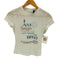 I.AM.GIA MIMI WADE アイアムジーア スパンコール プリント チビTシャツ GR8 レディース S-M