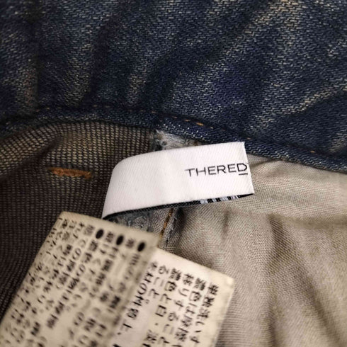 THEREDTHREAD ザレッドスレッド S Symbol Denim シンボルデニム フレア Y2K レディース M