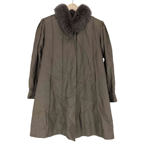 kanebo silk チキャンラムファーライナー付きシルクコート レディース JPN:M