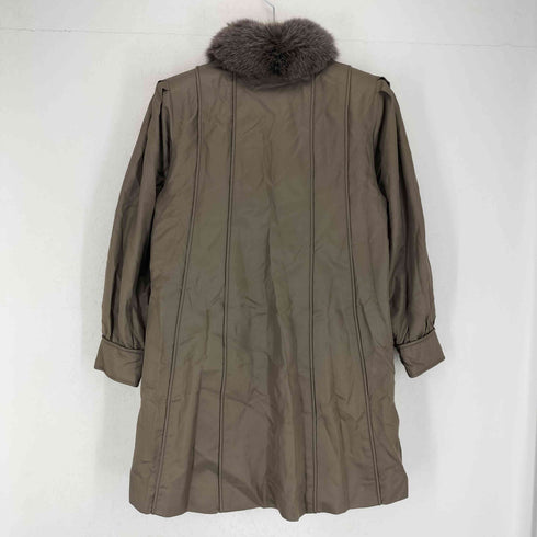 kanebo silk チキャンラムファーライナー付きシルクコート レディース JPN:M