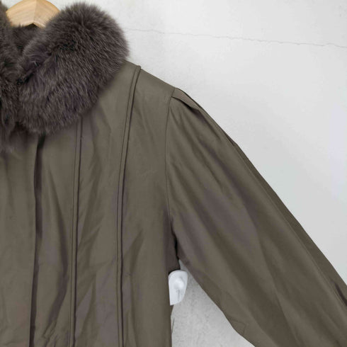 kanebo silk チキャンラムファーライナー付きシルクコート レディース JPN:M