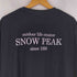 スノーピーク Snow Peak 別注 ロゴ刺繍 バックプリント ワンピース レディース