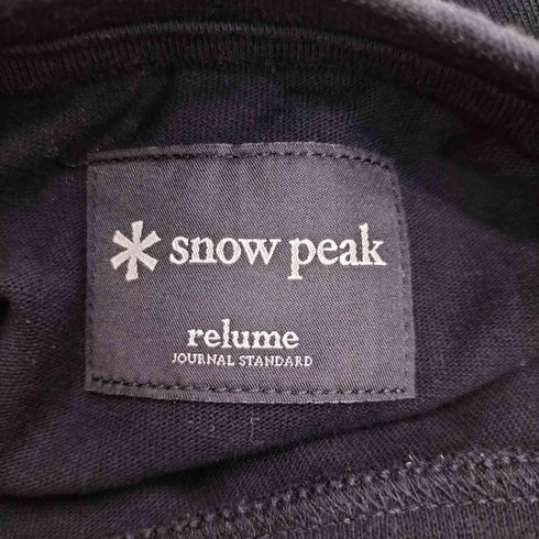スノーピーク Snow Peak 別注 ロゴ刺繍 バックプリント ワンピース レディース