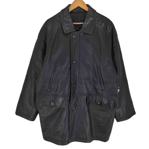 B.U.C Bellezza Uomo Collection ラムレザー カーコート メンズ LL