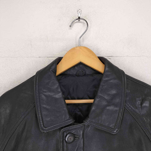 B.U.C Bellezza Uomo Collection ラムレザー カーコート メンズ LL