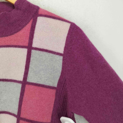 Muelex cashmere カシミヤ100% モックネックセーター レディース JPN:L