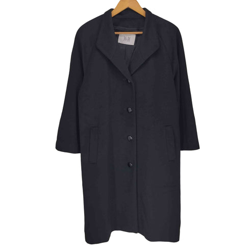 M&M cashmere カシミヤ100% スタンドカラーコート レディース JPN:9号