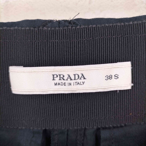 プラダ PRADA 00s コットン ギャザー ショートパンツ レディース 38 S