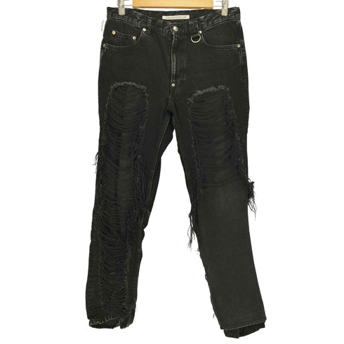 ジョンローレンスサリバン JOHN LAWRENCE SULLIVAN 22SS RIPPED DENIM PANTS ダメージデニム メンズ JPN:48