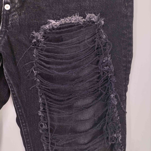 ジョンローレンスサリバン JOHN LAWRENCE SULLIVAN 22SS RIPPED DENIM PANTS ダメージデニム メンズ JPN:48