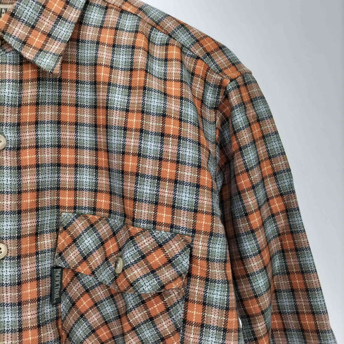 パシフィックトレイル PACIFIC TRAIL ウール混 チェック ダブルポケットシャツ メンズ import:M