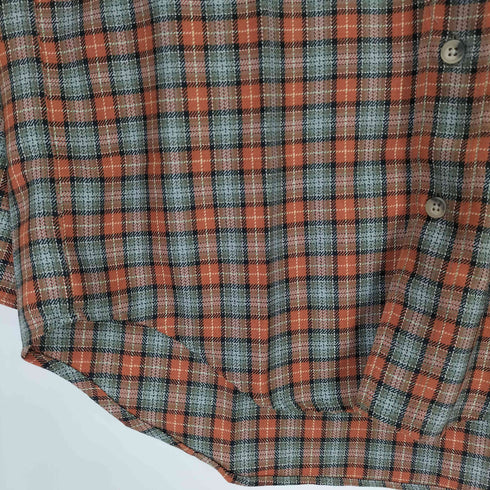 パシフィックトレイル PACIFIC TRAIL ウール混 チェック ダブルポケットシャツ メンズ import:M
