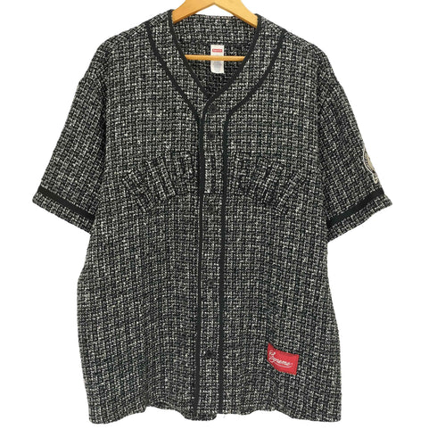 シュプリーム Supreme 25aw Boucle Baseball Jersey ブークレ ベースボールジャージ メンズ import:XL