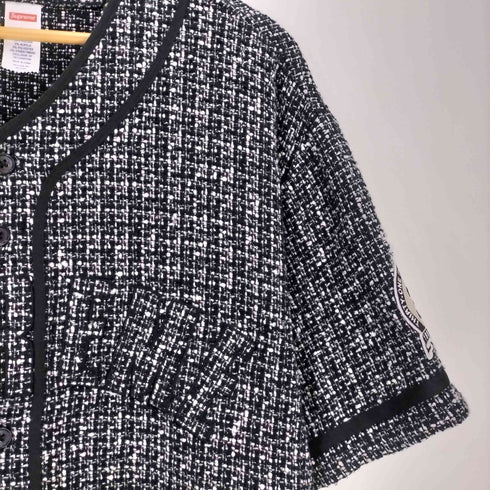 シュプリーム Supreme 25aw Boucle Baseball Jersey ブークレ ベースボールジャージ メンズ import:XL