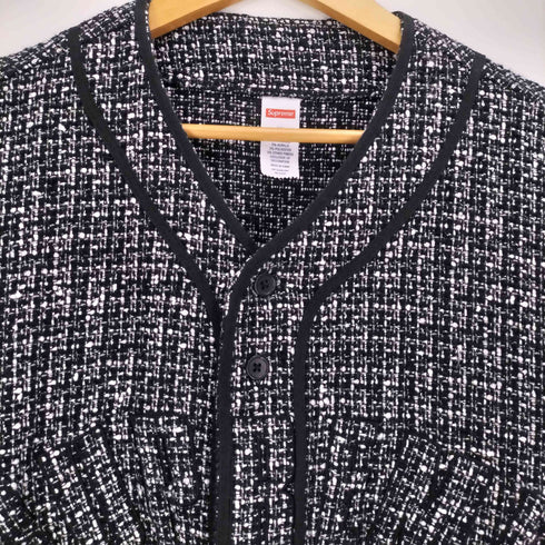 シュプリーム Supreme 25aw Boucle Baseball Jersey ブークレ ベースボールジャージ メンズ import:XL