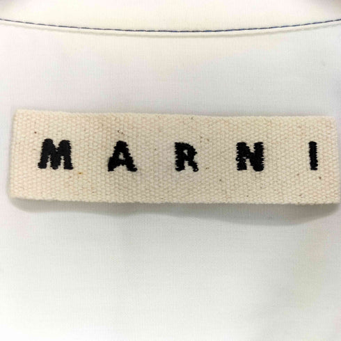 マルニ MARNI 21SS Cotton Poplin Open Collar Short Sleeve Shirt コットンポプリンオープンカラーシャツ メンズ JPN:46