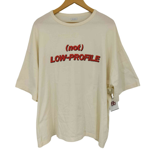 ネーム Name. SILKETE COTTON PRINT TEE (not) LOW-PROFILE メンズ