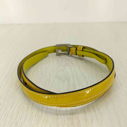 グッチ GUCCI Gバックル エナメル ナローベルト レディース