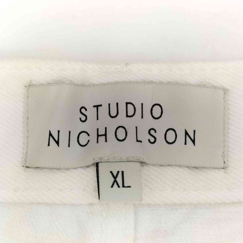 スタジオニコルソン STUDIO NICHOLSON ISKO PYADワイドデニムパンツ メンズ JPN:XL
