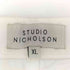 スタジオニコルソン STUDIO NICHOLSON ISKO PYADワイドデニムパンツ メンズ JPN:XL