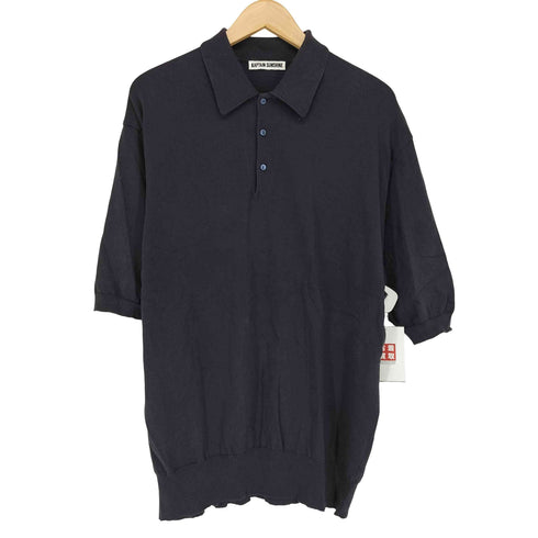 キャプテンサンシャイン KAPTAIN SUNSHINE 2024SS Cotton Knit Polo Shirt コットン・ニット・ポロ・シャツ メンズ UK:40