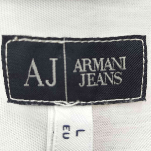アルマーニジーンズ ARMANI JEANS イーグルロゴ刺繍 半袖 Vネック Tシャツ メンズ import:L