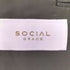 SOCIAL GRACE ソーシャルグレース ピークドラペル 1B ウールテーラージャケット メンズ