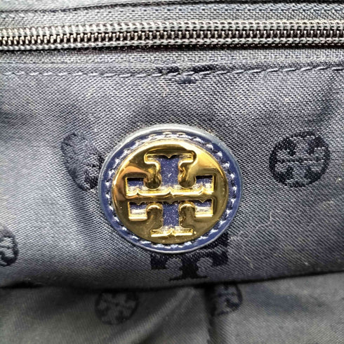 トリーバーチ TORY BURCH エナメル×ナイロン コンビ トートバッグ レディース ONE SIZE