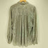 INTERNATIONAL MALE 80~90s USA製 ドット スパンコール シアー L/S シャツ メンズ import:XL