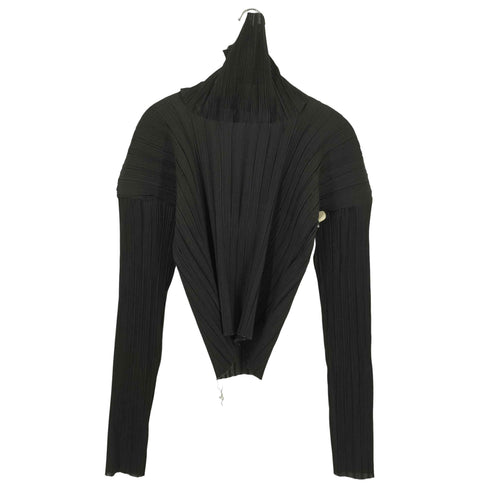 チュクラ chUclla contraction high neck bottomed pleated tops プリーツ タートルネックトップス レディース JPN:S