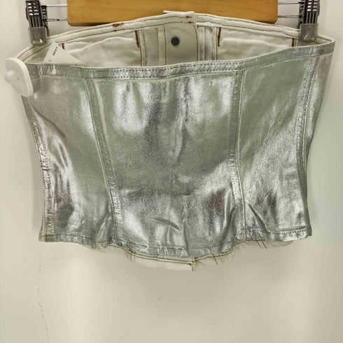 ガニー Ganni Foil Denim Corsage フォイルデニムコルセット レディース 36