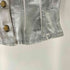 ガニー Ganni Foil Denim Corsage フォイルデニムコルセット レディース 36