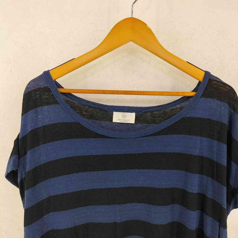 ビューティーアンドユースユナイテッドアローズ BEAUTY & YOUTH UNITED ARROWS ボーダー クルーネック 半袖 Tシャツ レディース