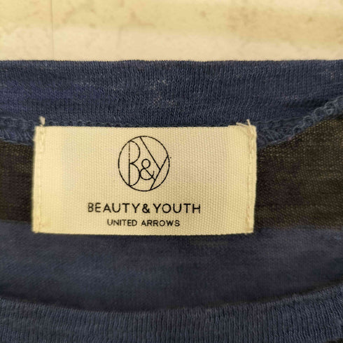 ビューティーアンドユースユナイテッドアローズ BEAUTY & YOUTH UNITED ARROWS ボーダー クルーネック 半袖 Tシャツ レディース