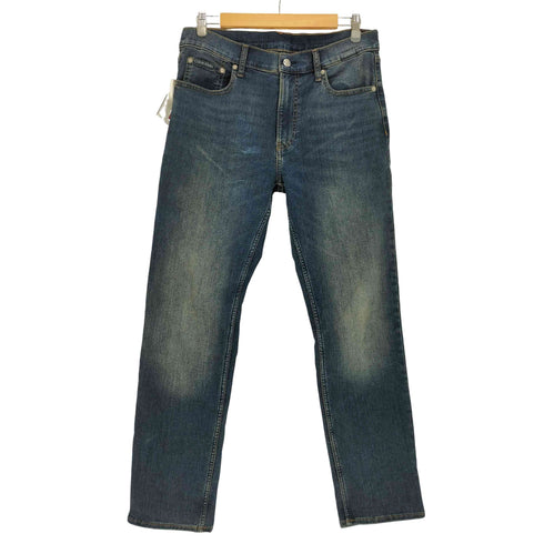 カルバンクライン CALVIN KLEIN ジップフライ ストレート デニム メンズ 33×32