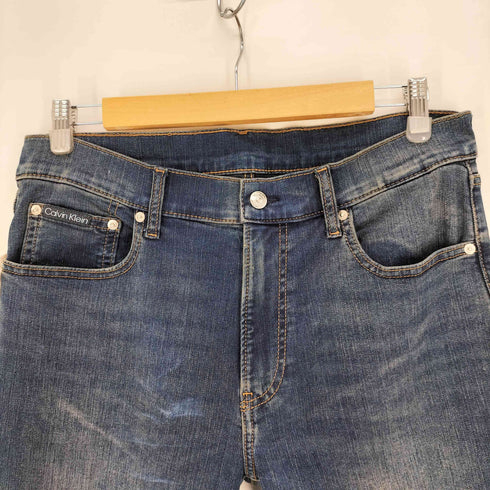カルバンクライン CALVIN KLEIN ジップフライ ストレート デニム メンズ 33×32