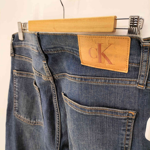 カルバンクライン CALVIN KLEIN ジップフライ ストレート デニム メンズ 33×32