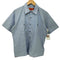 サンバス SUNBATH サンバス SPC ロゴプリント ストライプ ワークシャツ メンズ JPN:M