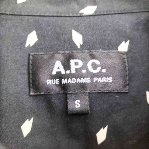 アーペーセー A.P.C. 総柄 長袖シャツ メンズ import:S