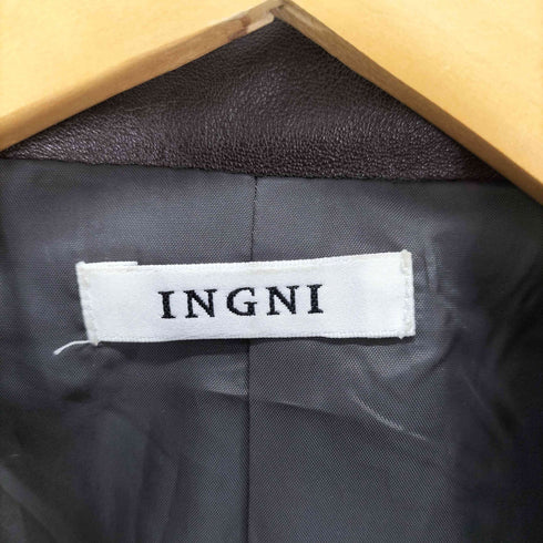 イング INGNI フェイクレザーショートブルゾン レディース JPN:M