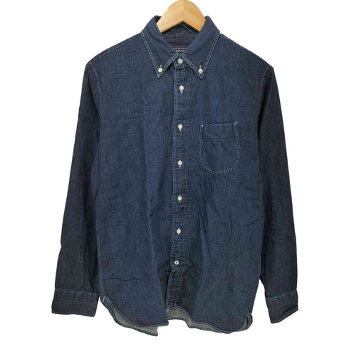 ハンドルーム HAND ROOM 8oz DENIM BUTTON DOWN SHIRTS デニム ボタンダウン シャツ メンズ JPN:M