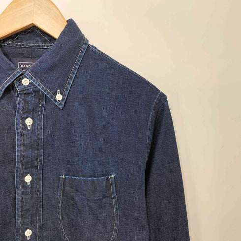 ハンドルーム HAND ROOM 8oz DENIM BUTTON DOWN SHIRTS デニム ボタンダウン シャツ メンズ JPN:M