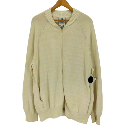 ワイスリー Y-3 M CLASSIC KNIT FULL-ZIP SWEATER クラシックニット フルジップセーター メンズ XL