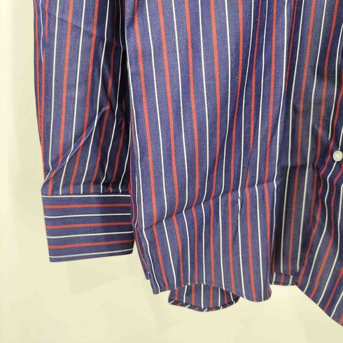 トーマスメイソンフォーフェアファクス THOMAS MASON for FAIRFAX ワイドカラー ストライプ ドレス シャツ メンズ 16 1/2 - 42