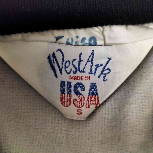 ウエストアーク WESTARK 80-90S USA製 STARPOWER 背面刺繍 スタジアム ジャンパー メンズ import:S