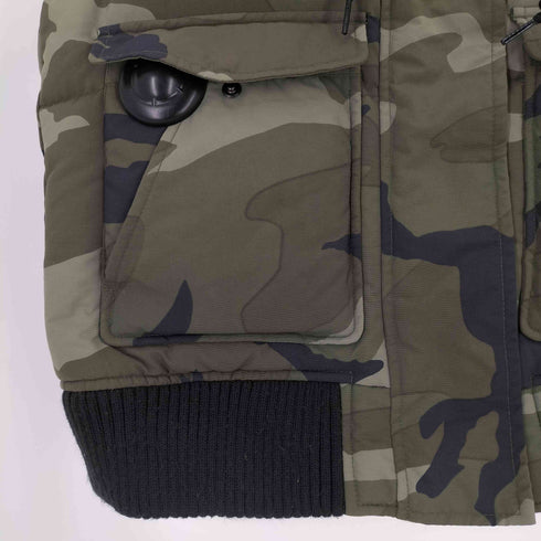 カーハート Carhartt 90S 迷彩 ファー ダウンベスト メンズ import:M