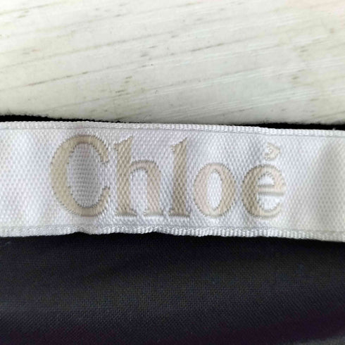 クロエ Chloe リネン混 シアー 七分丈 S/S ワンピース レディース FR:36